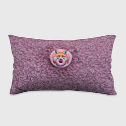 Подушка-антистресс Мордочка лисы с пончиком, цвет: 3D-принт