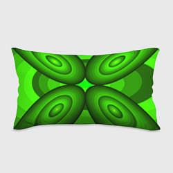 Подушка-антистресс Зеленые овалы, цвет: 3D-принт