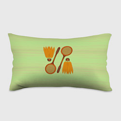 Подушка-антистресс Бадминтон, цвет: 3D-принт