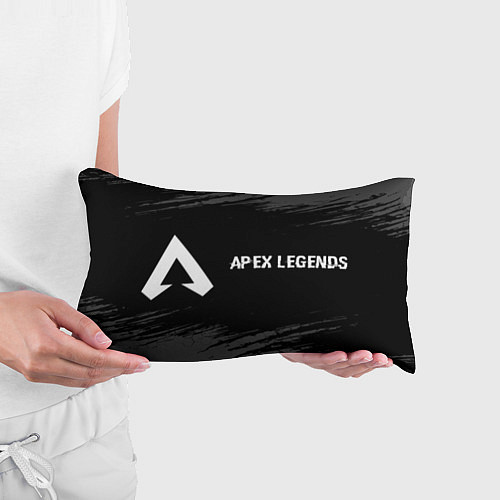 Подушка-антистресс Apex Legends glitch на темном фоне: надпись и симв / 3D-принт – фото 3
