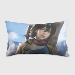 Подушка-антистресс Атака Титанов Mikasa Ackerman, цвет: 3D-принт