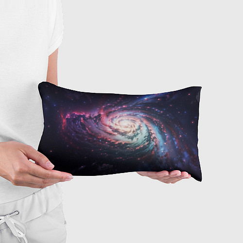 Подушка-антистресс Спиральная галактика в космосе / 3D-принт – фото 3