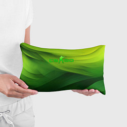 Подушка-антистресс CSGO green logo, цвет: 3D-принт — фото 2