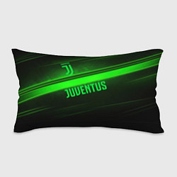 Подушка-антистресс Juventus green line, цвет: 3D-принт