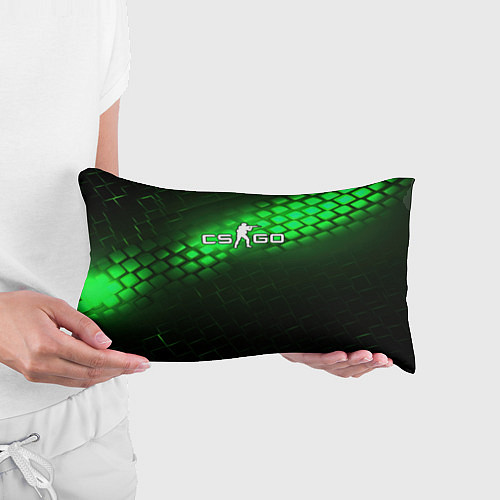 Подушка-антистресс CSGO green light logo / 3D-принт – фото 3