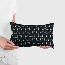 Подушка-антистресс Гуси на темном фоне, цвет: 3D-принт — фото 2