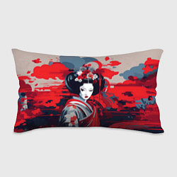 Подушка-антистресс Geisha vector style, цвет: 3D-принт