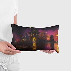 Подушка-антистресс Жуткий дом и ведьма с метлой, цвет: 3D-принт — фото 2