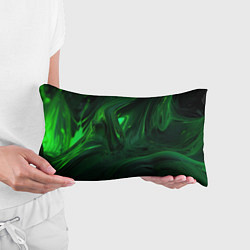 Подушка-антистресс Зеленые разводы, цвет: 3D-принт — фото 2