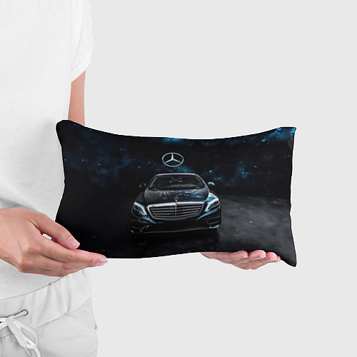 Подушка-антистресс Mercedes Benz space background / 3D-принт – фото 3