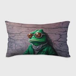Подушка-антистресс Уставшная лягушка Пепе, цвет: 3D-принт