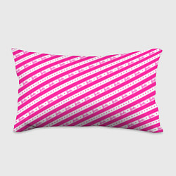 Подушка-антистресс Барби и розовые полосы, цвет: 3D-принт