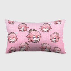 Подушка-антистресс Chibi Yae Miko Genshin Impact, цвет: 3D-принт