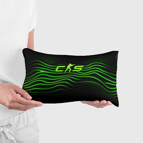 Подушка-антистресс CS2 green logo / 3D-принт – фото 3