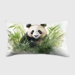 Подушка-антистресс Панда акварель, цвет: 3D-принт