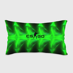 Подушка-антистресс CSGO green logo, цвет: 3D-принт