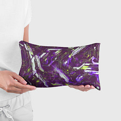 Подушка-антистресс Космические кибер схемы фиолетовые, цвет: 3D-принт — фото 2