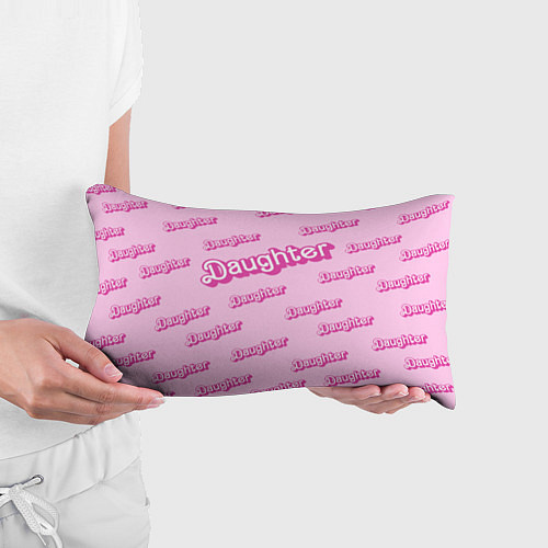 Подушка-антистресс Дочь в стиле барби - розовый паттерн / 3D-принт – фото 3