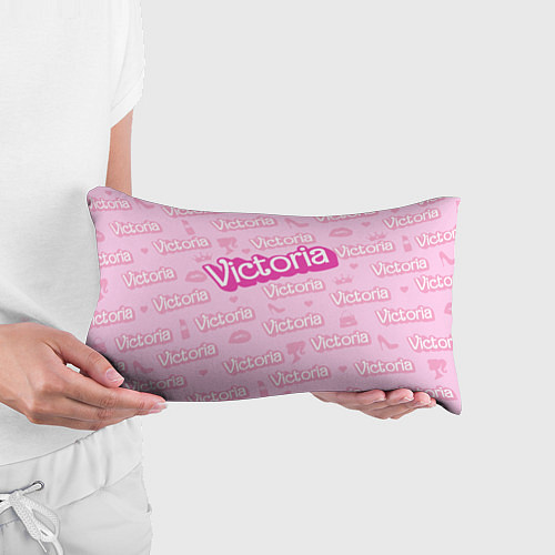 Подушка-антистресс Виктория - паттерн Барби розовый / 3D-принт – фото 3