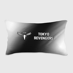Подушка-антистресс Tokyo Revengers glitch на темном фоне: надпись и с, цвет: 3D-принт
