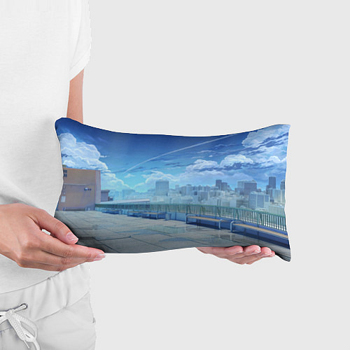 Подушка-антистресс Love Money Rock-n-Roll крыша школы / 3D-принт – фото 3