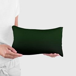 Подушка-антистресс Тёмный лесной зелёный градиент, цвет: 3D-принт — фото 2
