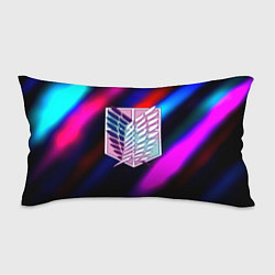 Подушка-антистресс Attack on Titan stripes neon