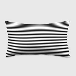 Подушка-антистресс Белый в чёрную полоску, цвет: 3D-принт