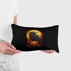 Подушка-антистресс Halloween - ворон и тыква, цвет: 3D-принт — фото 2