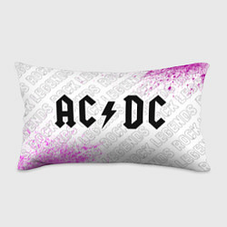 Подушка-антистресс AC DC rock legends по-горизонтали, цвет: 3D-принт