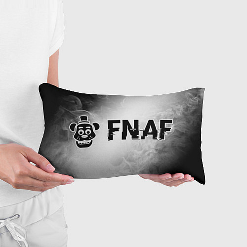 Подушка-антистресс FNAF glitch на светлом фоне по-горизонтали / 3D-принт – фото 3