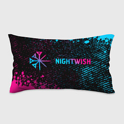 Подушка-антистресс Nightwish - neon gradient по-горизонтали, цвет: 3D-принт