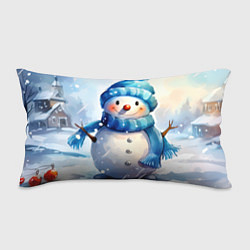 Подушка-антистресс Большой снеговик, цвет: 3D-принт