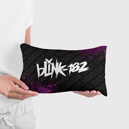 Подушка-антистресс Blink 182 rock legends по-горизонтали / 3D-принт – фото 3