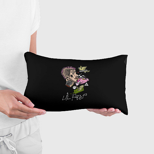 Подушка-антистресс Lil Peep рэпер / 3D-принт – фото 3