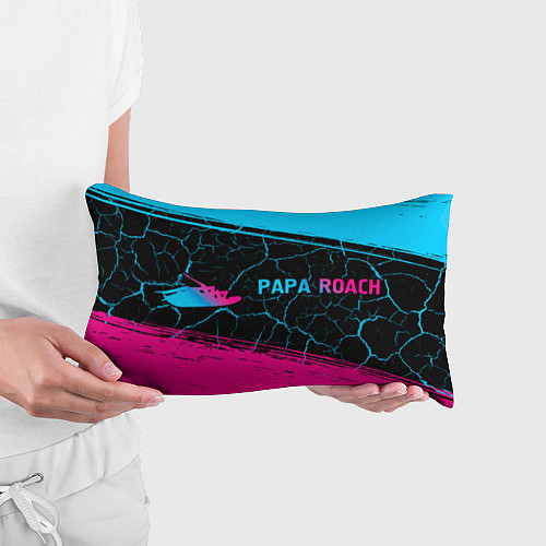 Подушка-антистресс Papa Roach - neon gradient по-горизонтали / 3D-принт – фото 3