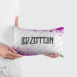 Подушка-антистресс Led Zeppelin rock legends по-горизонтали, цвет: 3D-принт — фото 2