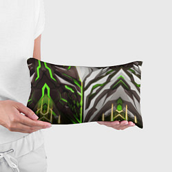 Подушка-антистресс Броня адская и райская зелёная, цвет: 3D-принт — фото 2