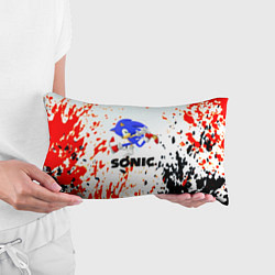 Подушка-антистресс Sonic краски абстрактные, цвет: 3D-принт — фото 2