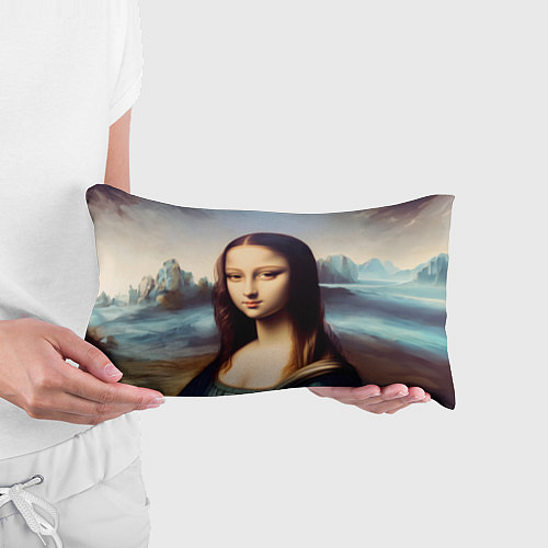 Подушка-антистресс Нейросеть - азиатская Мона Лиза / 3D-принт – фото 3