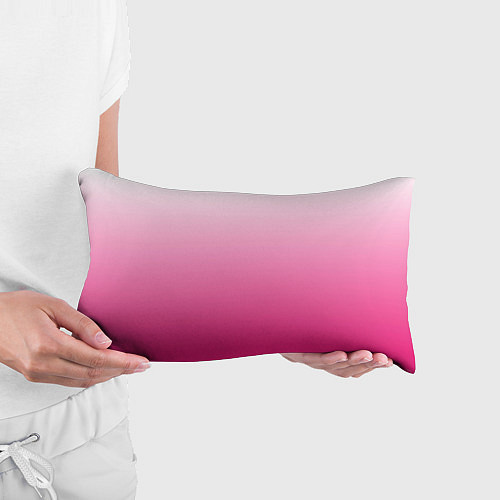 Подушка-антистресс Бело-розовый градиент / 3D-принт – фото 3