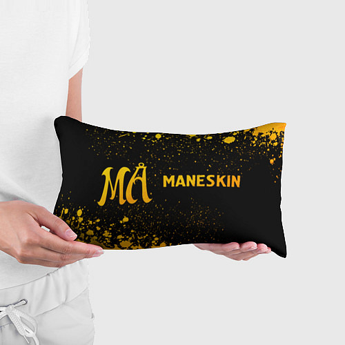 Подушка-антистресс Maneskin - gold gradient по-горизонтали / 3D-принт – фото 3