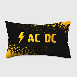 Подушка-антистресс AC DC - gold gradient по-горизонтали, цвет: 3D-принт