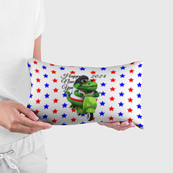 Подушка-антистресс Крутой дракон на скутере 2024, цвет: 3D-принт — фото 2