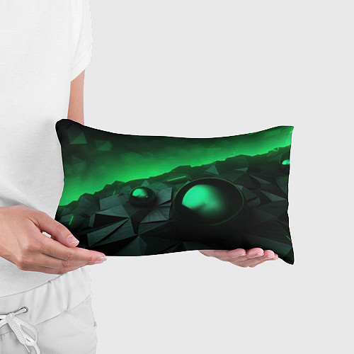 Подушка-антистресс Асимметрия растительного узора / 3D-принт – фото 3