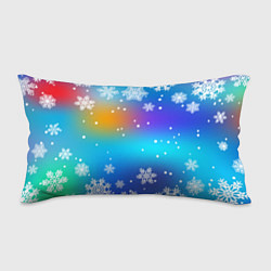 Подушка-антистресс Снегопад на Новый год, цвет: 3D-принт