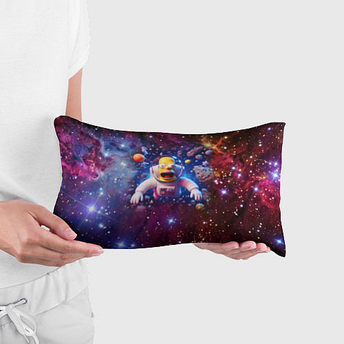 Подушка-антистресс Homer Simpson in space - ai art / 3D-принт – фото 3