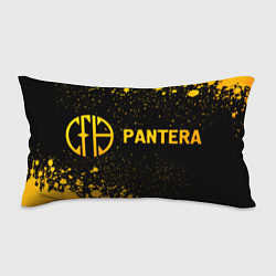 Подушка-антистресс Pantera - gold gradient по-горизонтали, цвет: 3D-принт