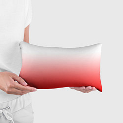 Подушка-антистресс Градиент бело-красный, цвет: 3D-принт — фото 2