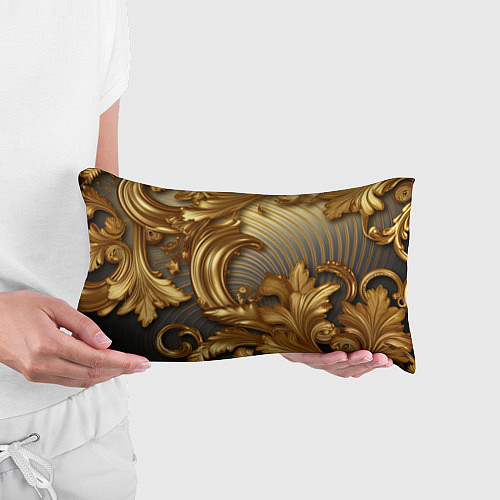 Подушка-антистресс Золотая текстура и абстракции / 3D-принт – фото 3
